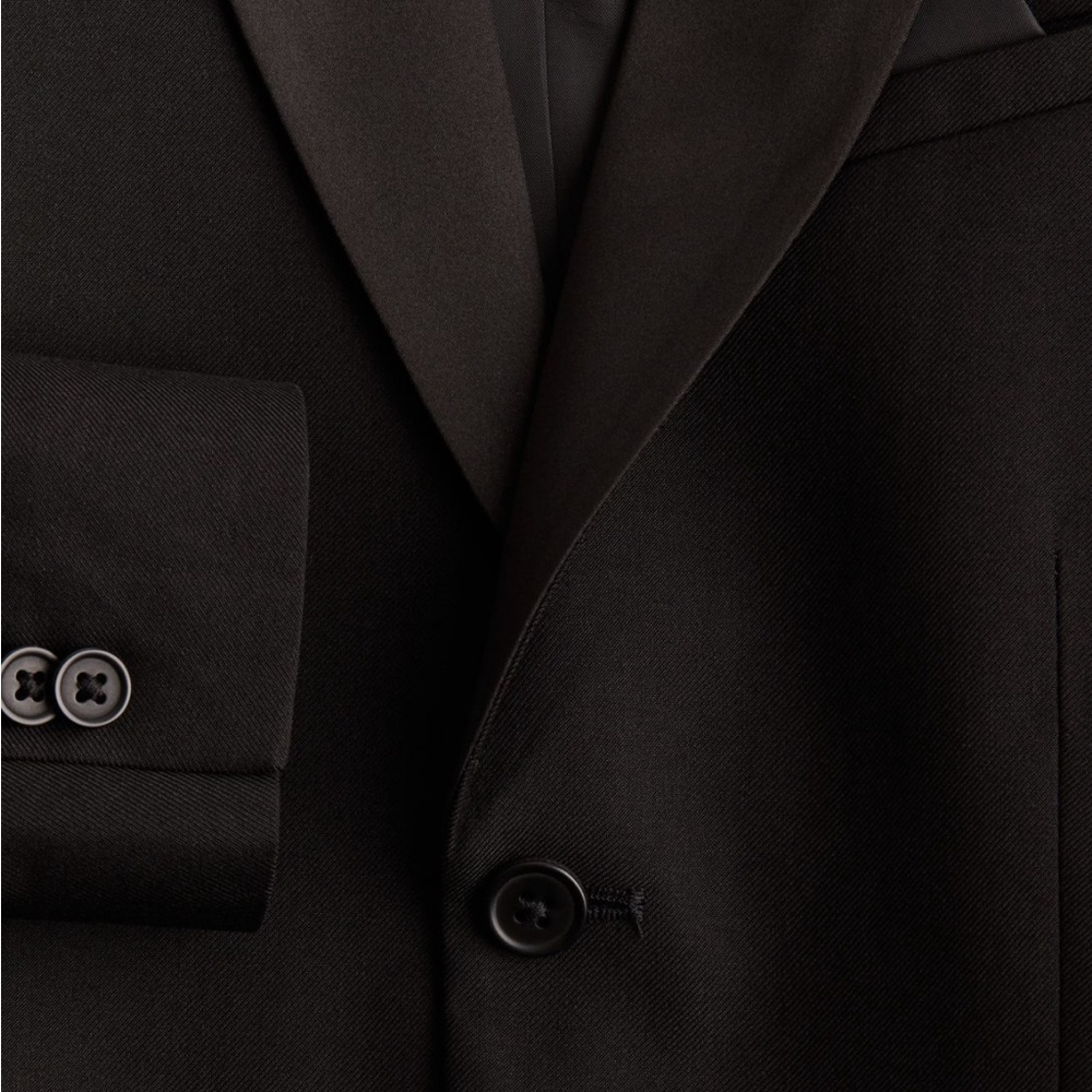 H&M Kids Black Blazer Set with tuxedo shirt - Picture 3 of 11